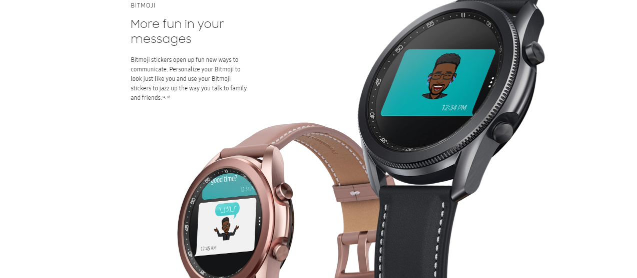 Features of the Samsung Galaxy Watch 3